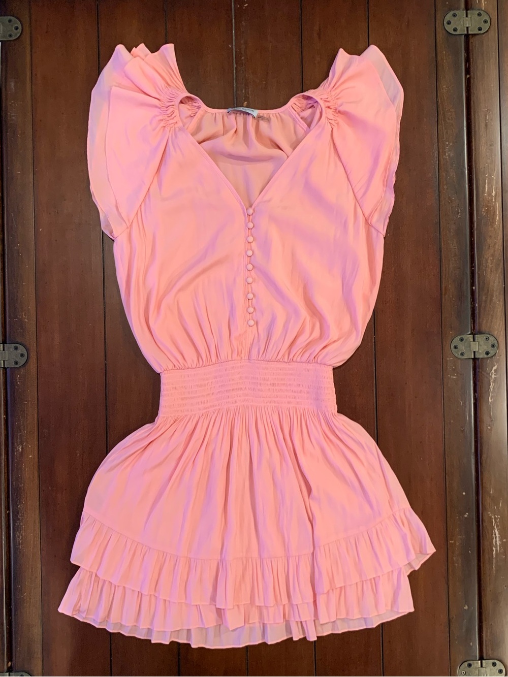 Ramy Brook Peach Chiffon Dress 💗💗💗💗💗💗💗💗